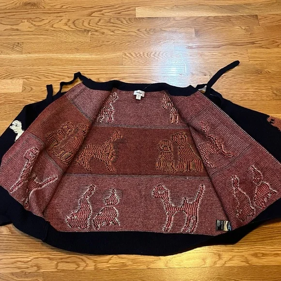Anthropologie x Maeve Dogs Tie-Front Cardigan Sweater One Size NWOT